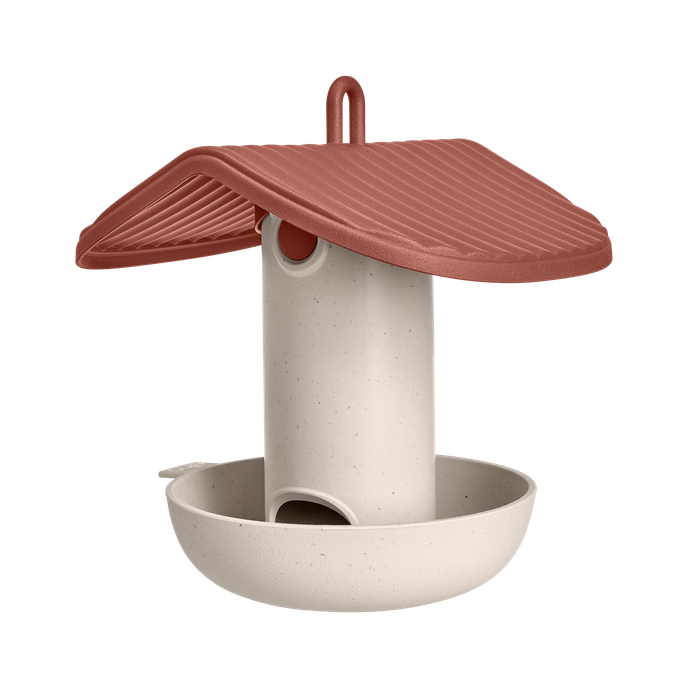 cosy feeder silo 18cm tuscan red